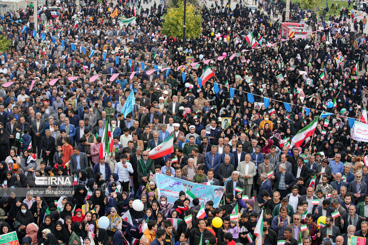 راهپیمایی باشکوه ۲۲ بهمن یاسوج